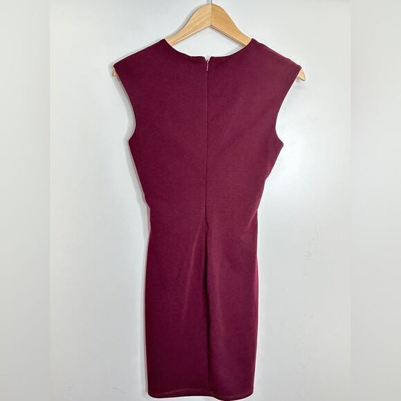 Marciano Open Front Wine Color Dress Size Small - Picture 2 of 7